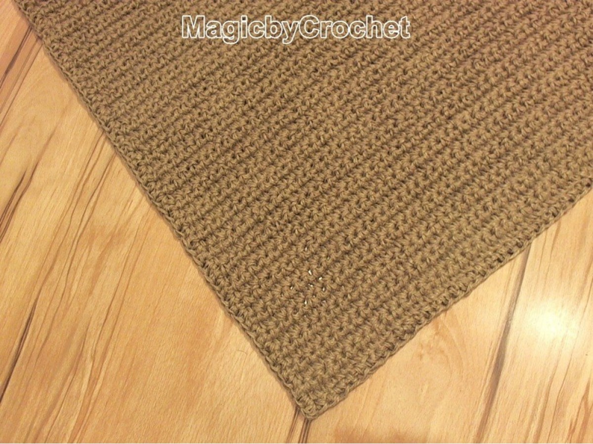 Large Doormat, Crochet jute Door Rug, Handmade Carpet, 4 x 2 ft, no.021