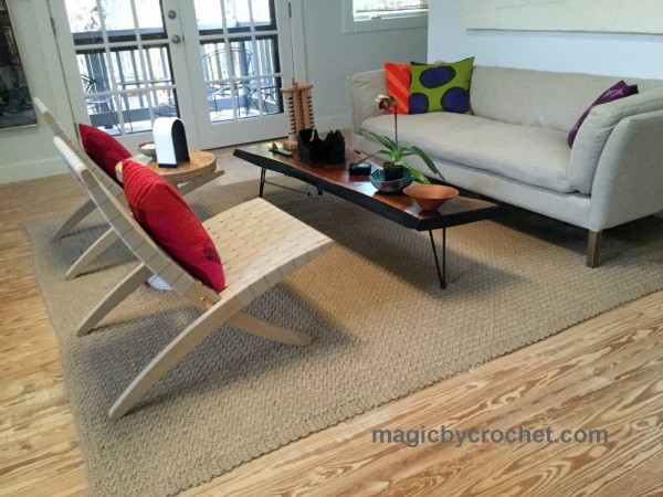 Natural Jute Rug, 8x10, Rectangular, Natural Jute Fibers Rug, no.036