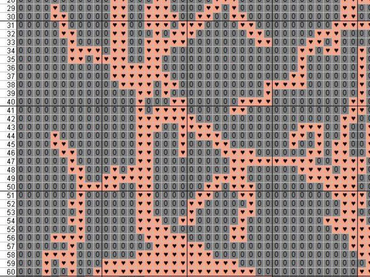 Tree of Life PDF pattern, Counted cross stitch, No.096
