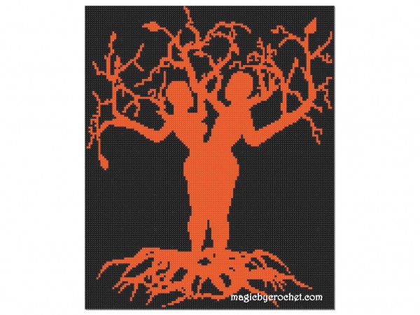Tree of Life PDF pattern, Counted cross stitch, No.096